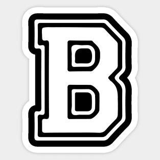 Letter B Sticker